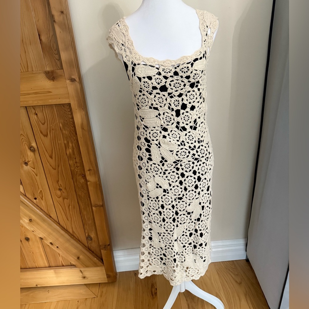 Marc By Marc Jacobs Black and White Sheath Midi Dress - Picture 5 of 11